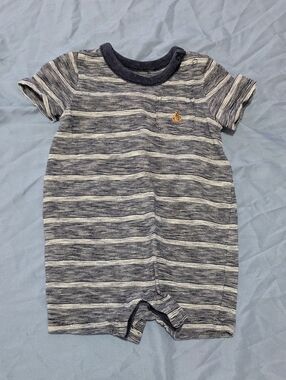 EUC GAP Striped Baby One-Piece Romper 12-18M *B25